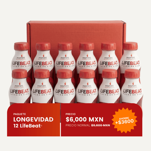 Kit Energía 12 LifeBeat | 12 Botellas, 96 Porciones