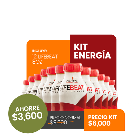 Kit Energía 12 LifeBeat +65 nutrientes escenciales