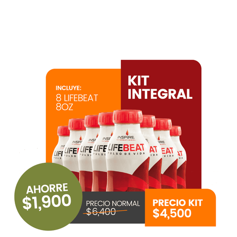 Kit Integral 8 LifeBeat +65 nutrientes escenciales